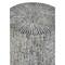20" Multicolor Shell & Wood Contemporary Accent Table